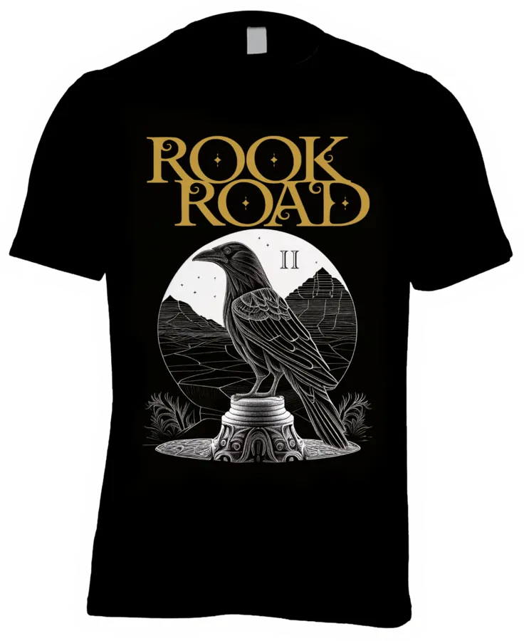 Rook Road raven t-shirt